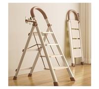 Scala Pieghevole Uso Domestico, Scale Portatili Antiscivolo Maniglie In Schiuma Resistente E Robusta per Riparazioni Domestiche(146cmx37cm)