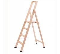 Scala quattro gradini richiudibile BIBO 4 in Faggio Massello Dimensioni H88 cm 50x11x163 cm Peso 7 Kg naturale naturale