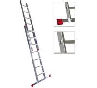 Scala regolabile Step Up duplici in alluminio con sistema ad incastro