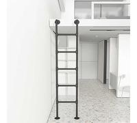 Scala Resistente Dell'uscita Di Emergenza Per Il Pozzo Della Finestra, Salita Del Letto Del Soppalco Del Muro, Scala Industriale Del Letto A Castello Del Tubo Del Ferro(190cm/74.8in)