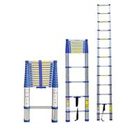 Scala retrattile， Scala telescopica estensibile multiuso for tenda da tetto da 8 m/ 7 m/ 6,2 m/ 5 m/ 4 m/ 3,8 m/ 2,6 m(5m/16.4ft)