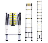 Scala retrattile， Scala telescopica in alluminio estensibile multiuso for camper, altezza 8 m/7 m/6,2 m/5 m/4 m/3,8 m/2,6 m, estensione(4.2m/13.8ft)