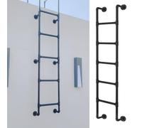 Scala salvaspazio per Letto a Castello da Parete - Facile da installare per Letti Singoli. Soluzione Perfetta per l'uscita da soffitta e seminterrato, Ideale per Le Esigenze di Arrampicata d