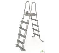 SCALA SCALETTA DOPPIA SALITA CM.132 PER PISCINE FUORITERRA PORTATA 150 KG