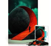 Scala sferica surreale, puzzle da 1000 pezzi per adulti, gioco di logica e intrattenimento rilassante, pezzo di alta qualità 38x26cm