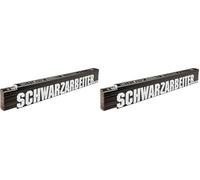 Scala Stabila righello - Regola nero lavoratori (Confezione da 2)