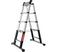 Scala telescopica 2,3 m con funzone 3-in-1 di TELESTEPS I Made in Sweden I Combi Line I Scala a cavalletto multifunzione con design premium brevettato I Profilo antiscivolo I EN 131 I 7423-681
