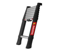 Scala telescopica 2,6m di TELESTEPS I Made in Sweden I Prime Line I Scala di qualità compatta con design premium brevettato I Corrimani triangolari I EN 131 certificata I 72226-541
