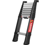 Scala telescopica 3 m di TELESTEPS I Made in Sweden I Prime Line I Scala di qualità compatta con design premium brevettato I Corrimani triangolari I EN 131 certificata I 72230-581
