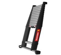 Scala telescopica 4,1 m di TELESTEPS I Made in Sweden I Prime Line I Scala di qualità compatta con design premium brevettato I Corrimani triangolari I EN 131 certificata I 72241-781