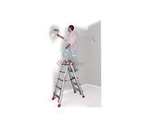 SCALA TELESCOPICA ALLUMINIO T6S FARAONE GRADINI 12