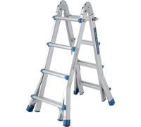 Scala telescopica in alluminio 3.98 MT Leggera 4x4 Multiuso Multifunzione