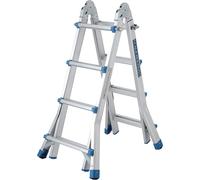 Scala telescopica in alluminio 3.98 MT Leggera 4x4 Multiuso Multifunzione Pieghe