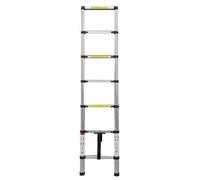 Scala telescopica in alluminio altezza di 2,0 m, con 7 gradini