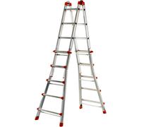 Scala telescopica in alluminio Peppina ALU 5+5 gradini P max 100 kg