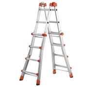 Scala telescopica in alluminio Peppina Gierre multifunzione portata max kg 150