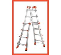 Scala Telescopica in Alluminio Pieghevole da Lavoro Gradini Pioli 4 4 Gierre
