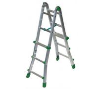 Scala telescopica multiposizione 3+3 gradini EuroBriko16 BK/1