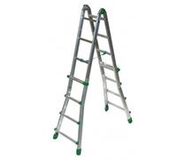 Scala telescopica multiposizione 4+4 gradini EuroBriko16 BK/2