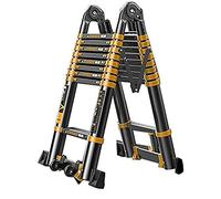 Scala telescopica multiuso - Leggero telaio ad A pieghevole in alluminio / scala estensibile 200 kg capacità 5 misure (fino a 3,3 m) - perfetta per progetti domestici ed esterni