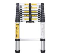 Scala telescopica per tenda da tetto 8 m 7 m 6,2 m 5 m 4 m 3,8 m 2,6 m scala estensibile in alluminio per uso esterno capacità di carico 150 kg ideale per camper loft e campeggio.