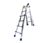 SCALA TELESCOPICA TRASFORMABILE EQU55 MARCHETTI 10+10 FINO 4,90 MT PROFESSIONALE