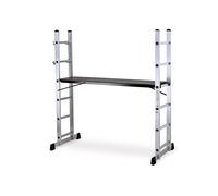 Garden Friend - S1405406 - Scala trabattello Everest - 40 x 160 x 168 cm - alluminio - Garden Friend - 97453 - Conf. da 1 Pz. - S1405406