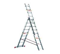 Scala TRASFORMABILE a sfilo alluminio MARCHETTI 3 elementi 7+7+7 piolo 28 mm