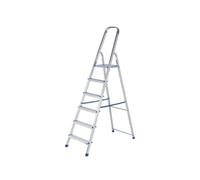 Scala Valentina domestica in alluminio a 6 gradini Portata max 150 kg Richiudibi