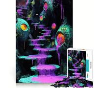 Scala verso l'ignoto - Puzzle da 1000 pezzi per adulti - Gioco rilassante e di concentrazione - Bordo preciso - Regalo perfetto 38x52cm