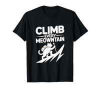 Scalare Ogni Avventura di Gatto Meowntain Maglietta