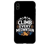 Scalare ogni avventura divertente gatto Meowntain Custodia per iPhone XS Max