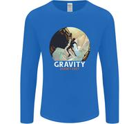 Scalata Gravità Non Ha Exist Divertente Climber Uomo Maniche