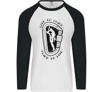 Scalata Live To Climb Climber Uomo L/S Baseball T-Shirt