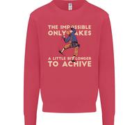 Scalata The Impossible Divertente Climber Bambini Felpa Maglione