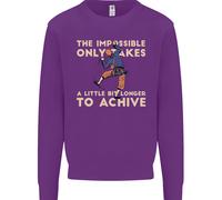 Scalata The Impossible Divertente Climber Bambini Felpa Maglione