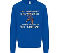 Scalata The Impossible Divertente Climber Bambini Felpa Maglione