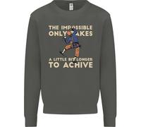 Scalata The Impossible Divertente Climber Bambini Felpa Maglione