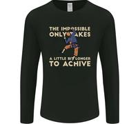 Scalata The Impossible Divertente Climber Uomo Maniche