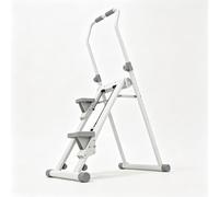 Scalatore verticale for palestra domestica, stepper for scale multifunzionale con contatore(White Count RT)