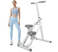 Scalatore verticale per scale per casa, pieghevole, grande pedale, per allenamento completo, con ampia gamma di passi, manubrio e pedali regolabili, carico massimo 120 kg