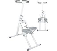 Scalatore verticale pieghevole per allenamento completo del corpo, attrezzatura cardio portatile in altezza regolabile per allenamento a casa per gambe e glutei