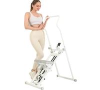 Scalatore verticale pieghevole per palestra domestica, display LCD, attrezzatura per allenamento cardio per tonificare i glutei