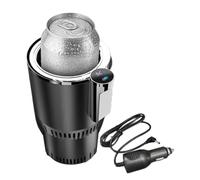Scalda Caffè Per Auto - Scalda E Raffredda Per Bevande Per Auto 2 In 1, Tazza Riscaldante Per Auto Da Viaggio Per Auto Display Digitale Con Controllo Touch, Espansore Per Tazza Per Auto Antiscivolo