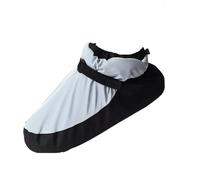 Scalda Piedi Da Danza Giù Stivali da ballo for balletto Riscaldamento for donna Scarpe a punta alta alla caviglia ginnastica morbide caldi for fitness invernale Ragazze(Blue,XS(33 to 36))