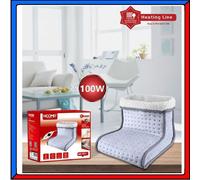 SCALDA PIEDI ELETTRICO CIABATTONA SCALDAPIEDI TERMICO 100W RISCALDAMENTO RAPIDO