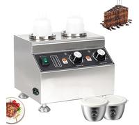 Scalda-salsa elettrico regolabile 30-85℃, in acciaio inox, per salse e cioccolato, include scatola per salse