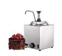 Scalda-salse al cioccolato per uso commerciale, dispenser a pompa da 800 W, dispenser a pompa per salsa al formaggio, scalda-salse in acciaio inossidabile, pompa riscaldata per cioccolato, caramello