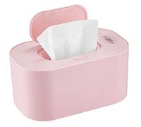 Scalda Salviette Umidificate per Neonati Dispenser per Salviette per Neonati Porta Salviette con Coperchio Custodia Portatile per Salviettine Umidificate (Rosa)