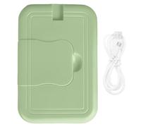 Scalda Salviette Umidificate per Temperatura Costante | ABS e Lega di Alluminio, Uso Interno, per Panni Umidi e Pannolini, Colore Verde